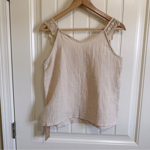 Shein women’s tank top xs NWT‎ tan - Picture 5 of 7